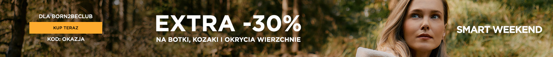 Extra -30% na botki, kozaki i okrycia wierzchnie dla Klubowiczów