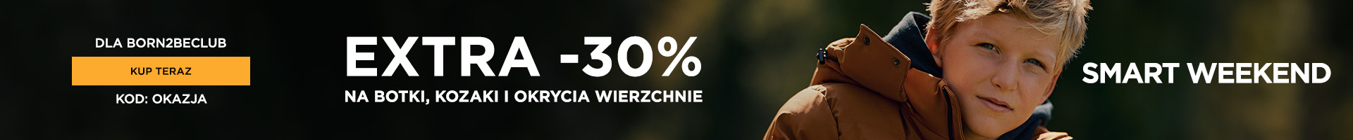 Extra -30% na botki, kozaki i okrycia wierzchnie dla Klubowiczów