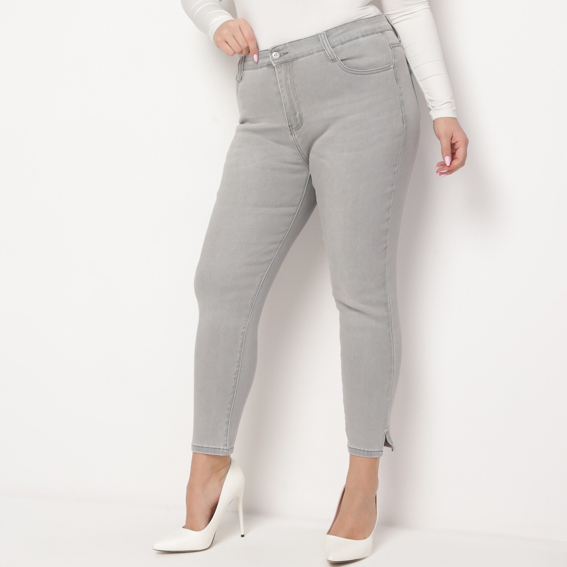 Szürke Farmer, szürke, textil, Born2be, egész évben,  5XL akciós termékkép 1