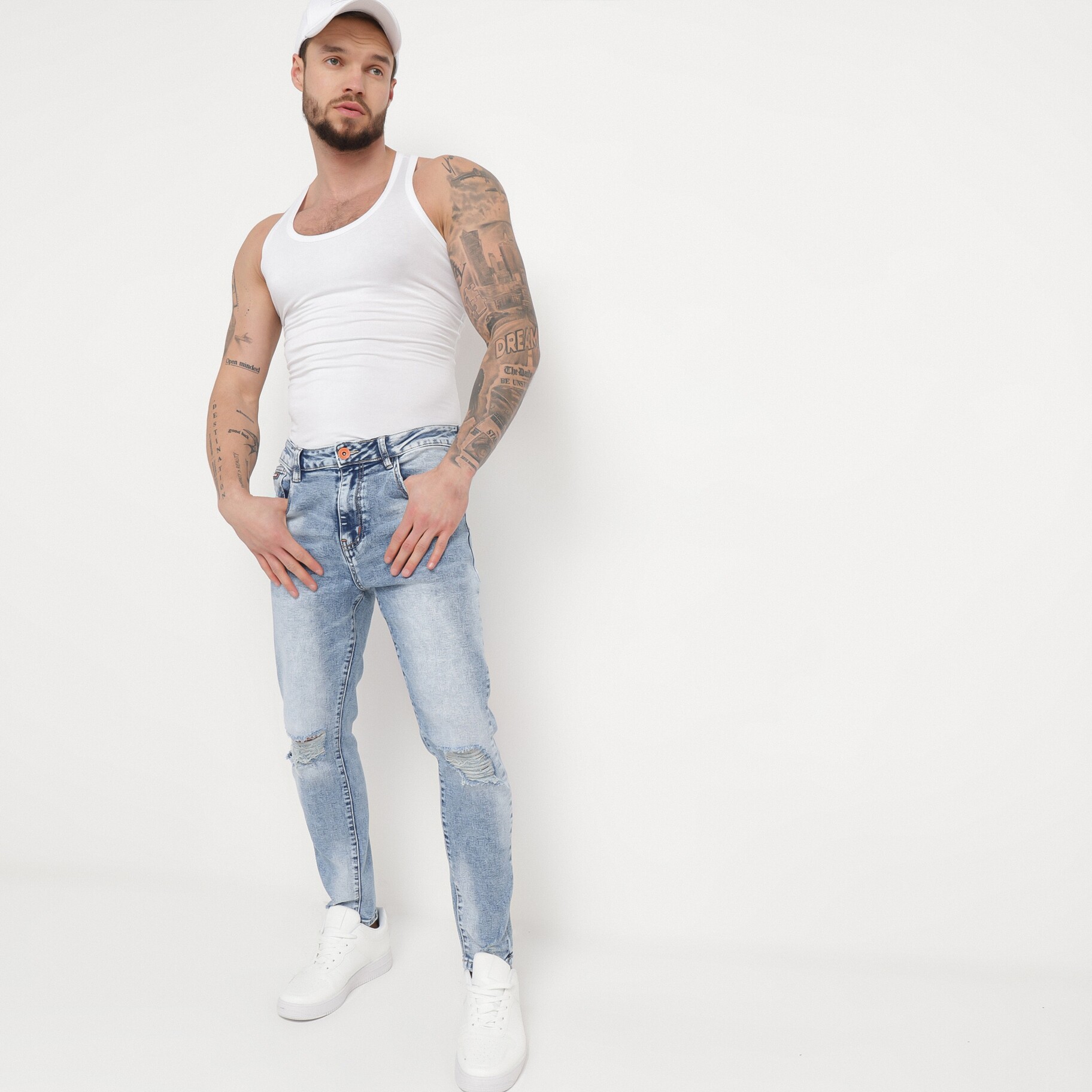 Kék Farmer, kék, textil, Born2be, nyári,  29 akciós termékkép 1