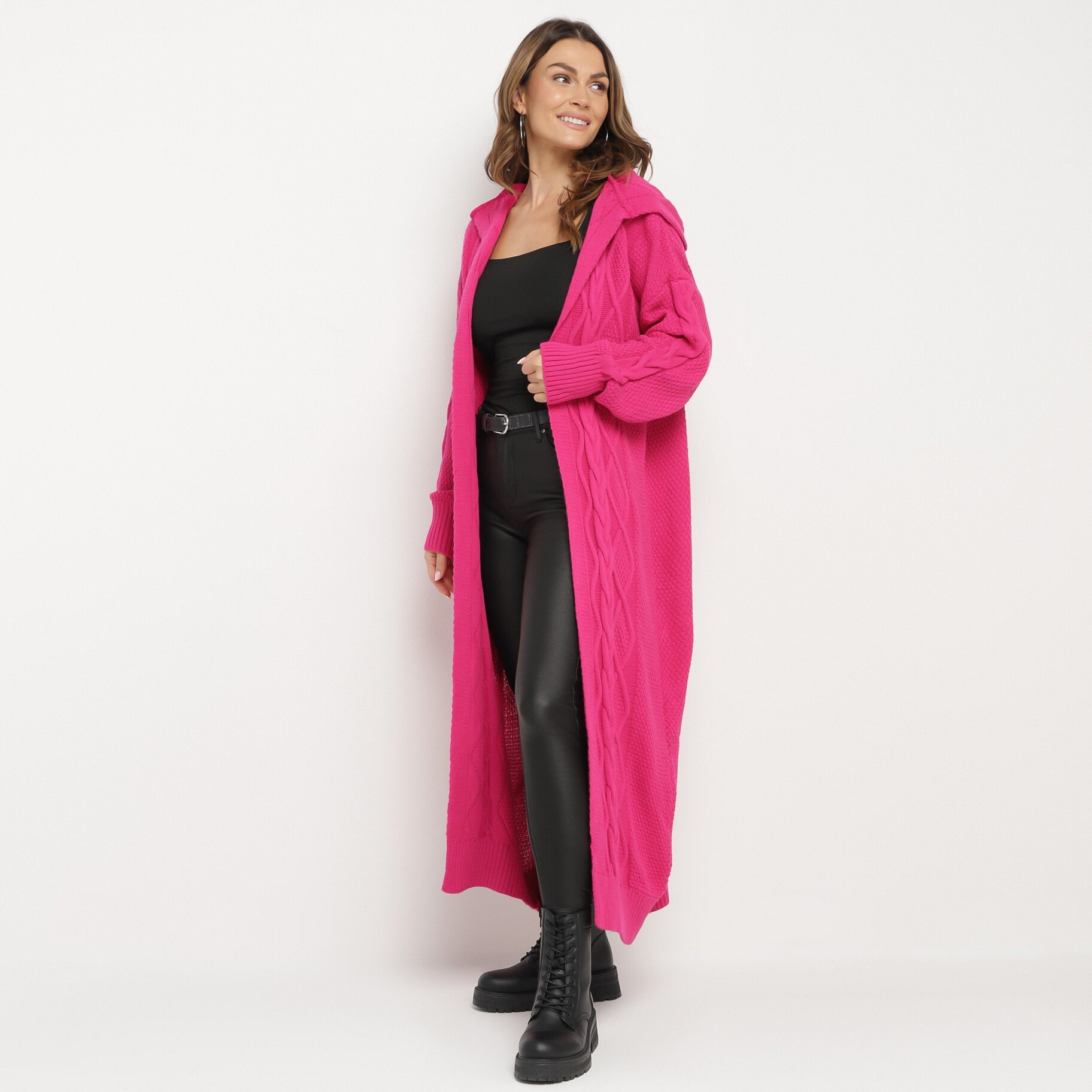 Pink Kardigán, rózsaszín, Born2be, téli,  S akciós termékkép 1