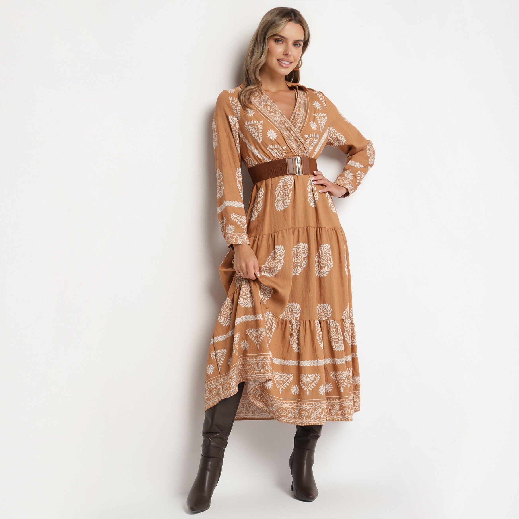 Bézs Ruha, bézs, textil, Born2be, átmeneti,  XL akciós termékkép 1