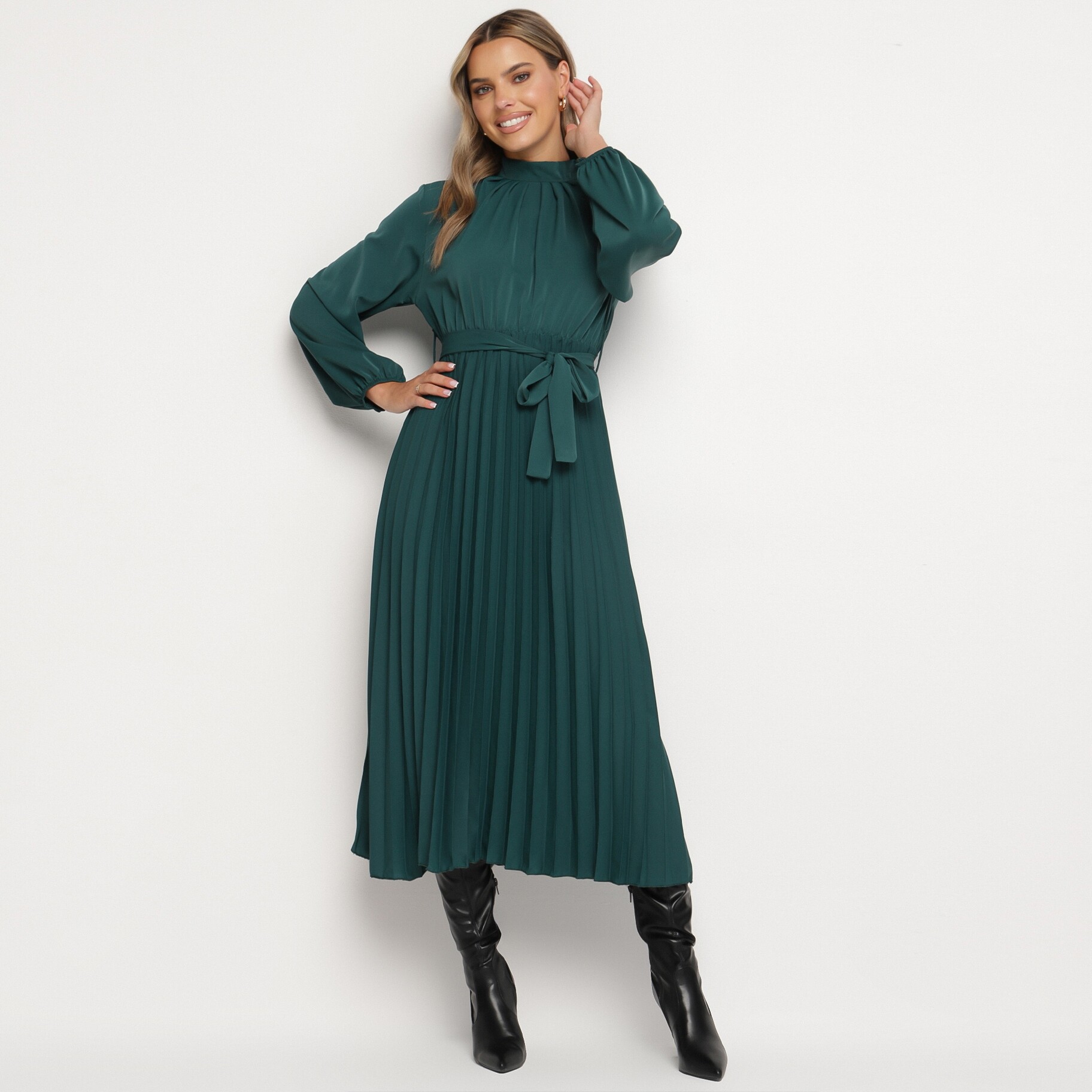 Zöld Ruha, zöld, textil, Born2be, átmeneti,  ONE SIZE akciós termékkép 1