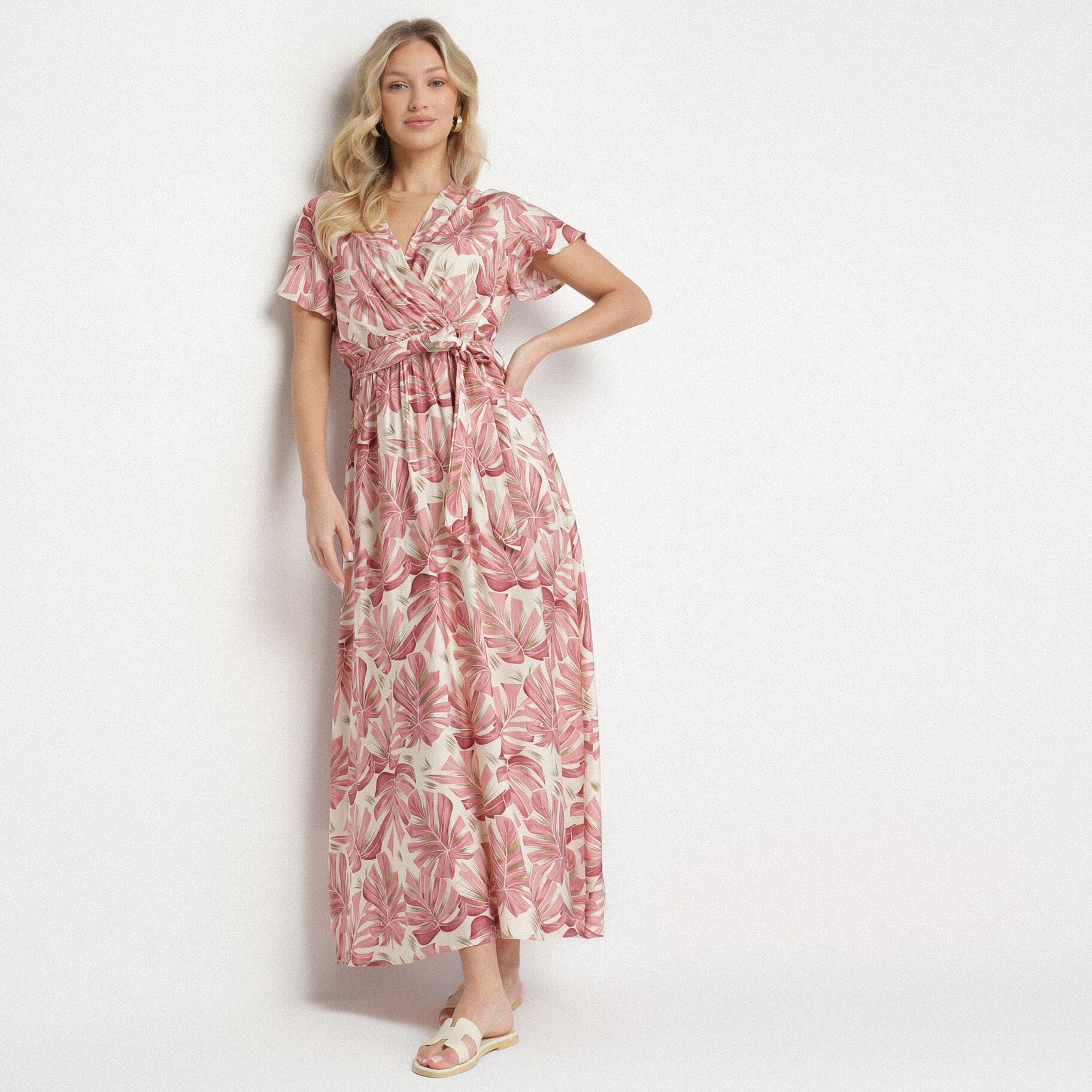 Rózsaszín Ruha, rózsaszín, textil, Born2be, nyári,  S akciós termékkép 1