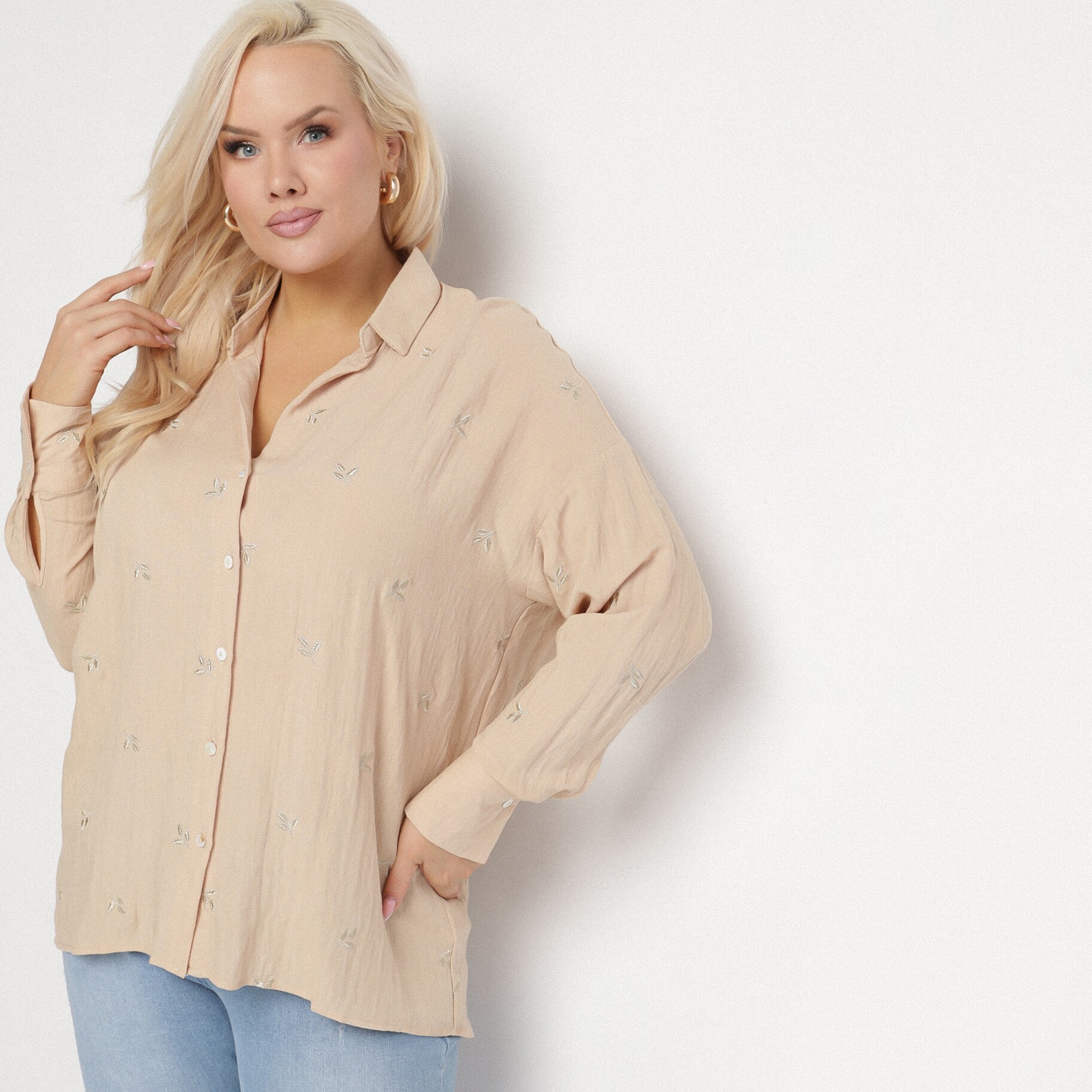 Bézs Ing, bézs, textil, Born2be, átmeneti,  3XL akciós termékkép 1