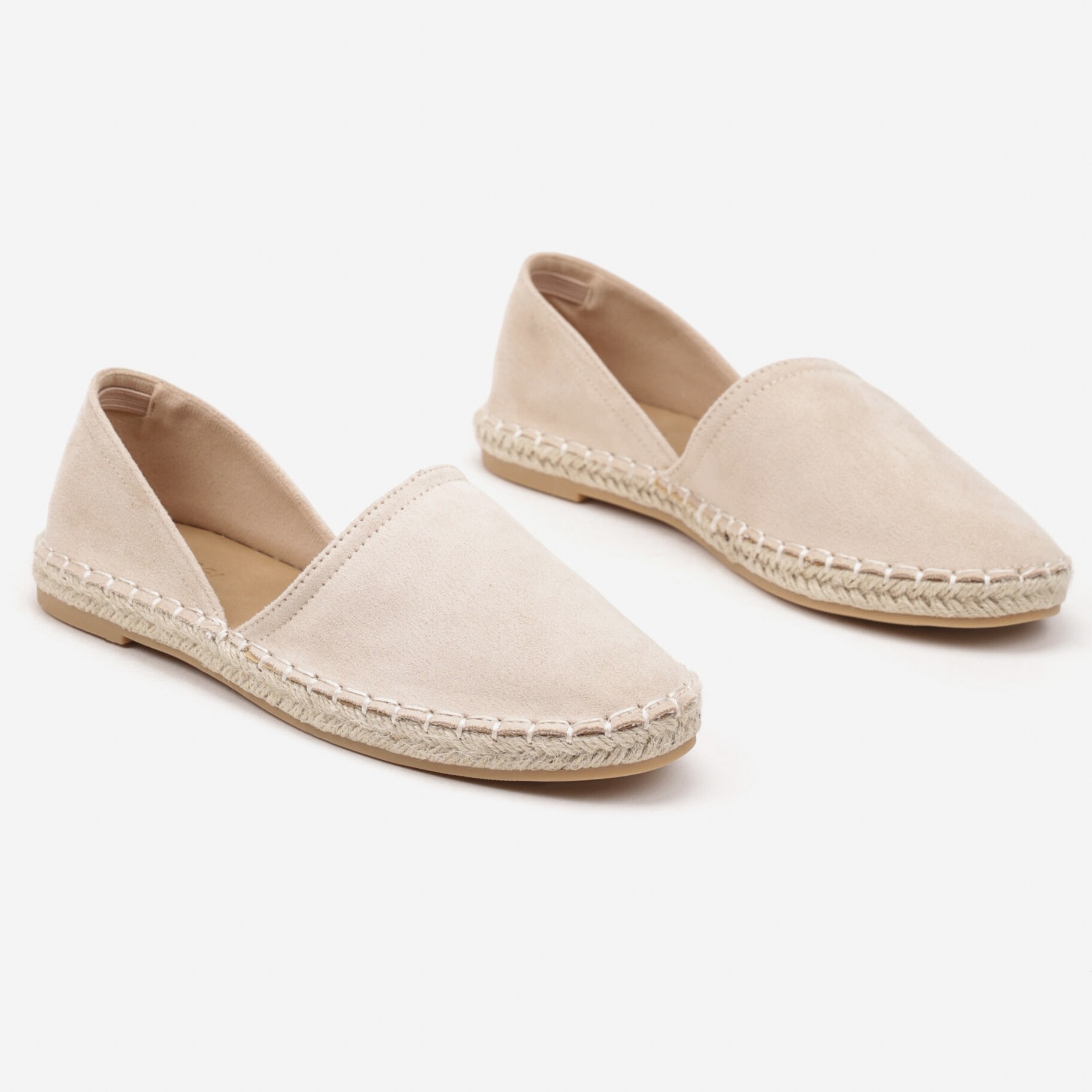 Bézs Espadrilles, bézs, ökovelúr, Born2be, nyári,  36 akciós termékkép 1