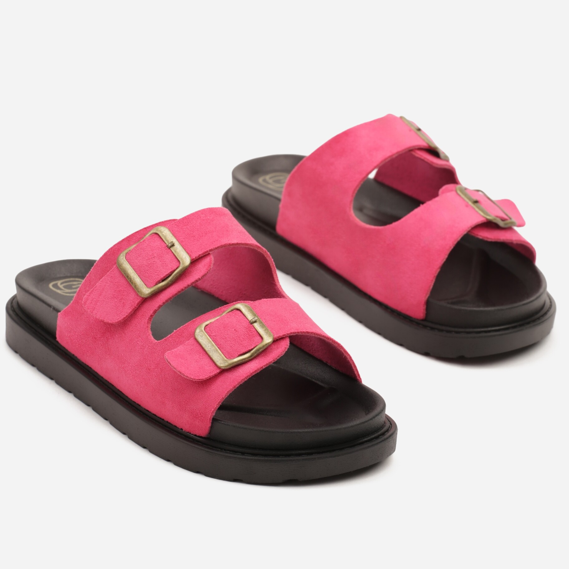 Pink Papucs, rózsaszín, ökovelúr, Born2be, nyári,  40 akciós termékkép 1