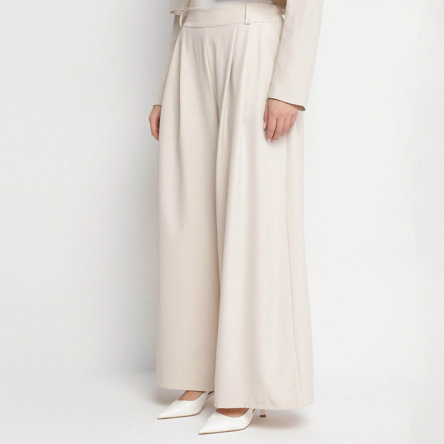 Bézs Nadrág, bézs, textil, Born2be, egész évben,  ONE SIZE akciós termékkép 1