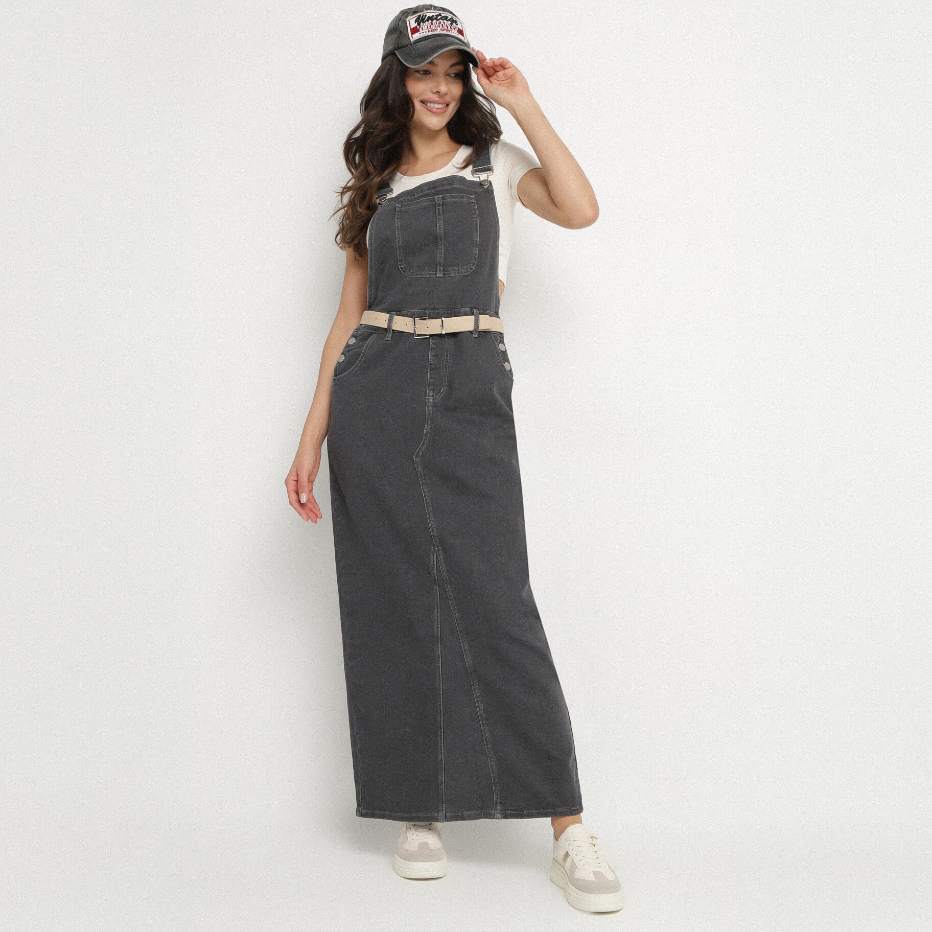 Szürke Ruha, szürke, textil, Born2be, nyári,  XS akciós termékkép 1