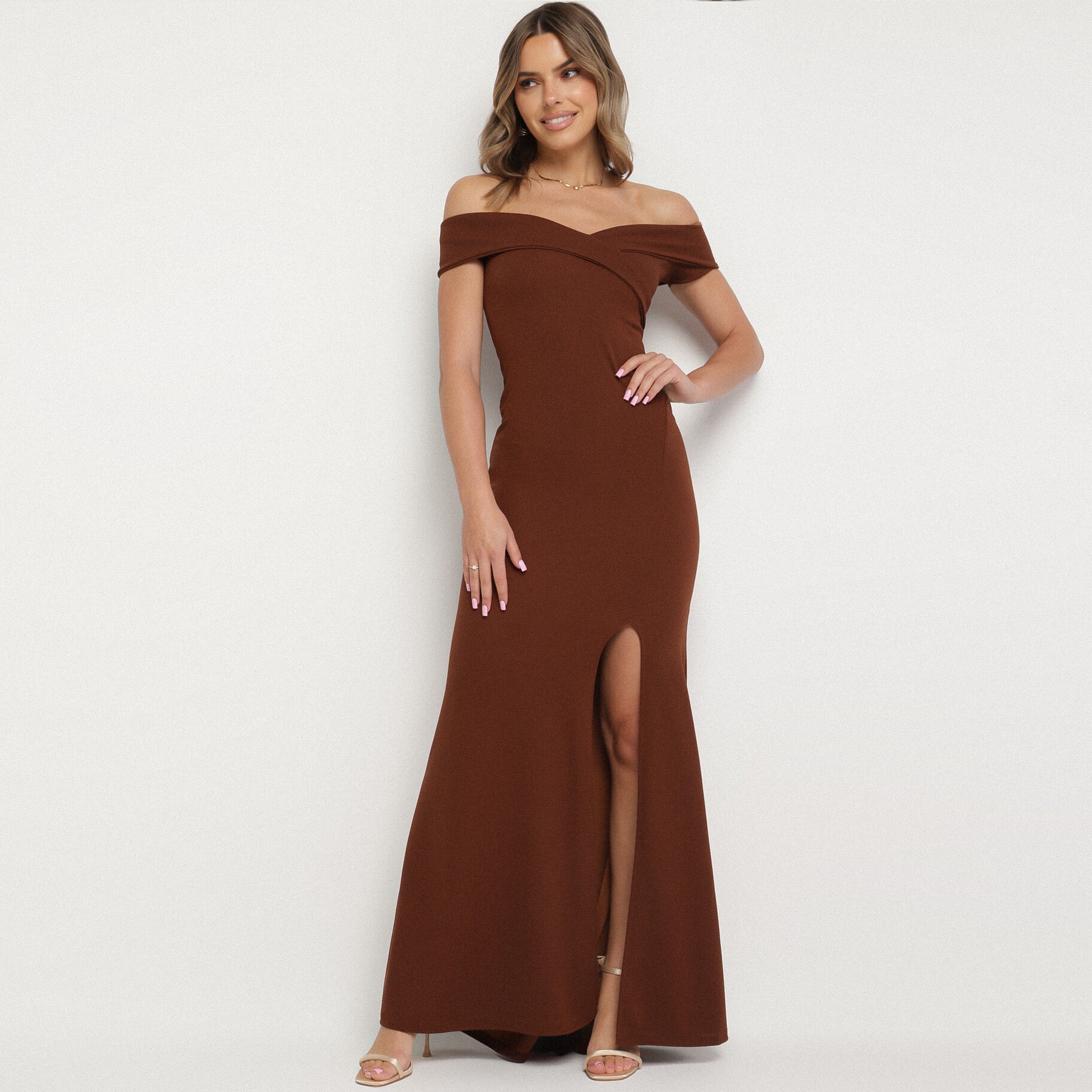 Barna Ruha, barna, textil, Born2be, átmeneti,  XS akciós termékkép 1