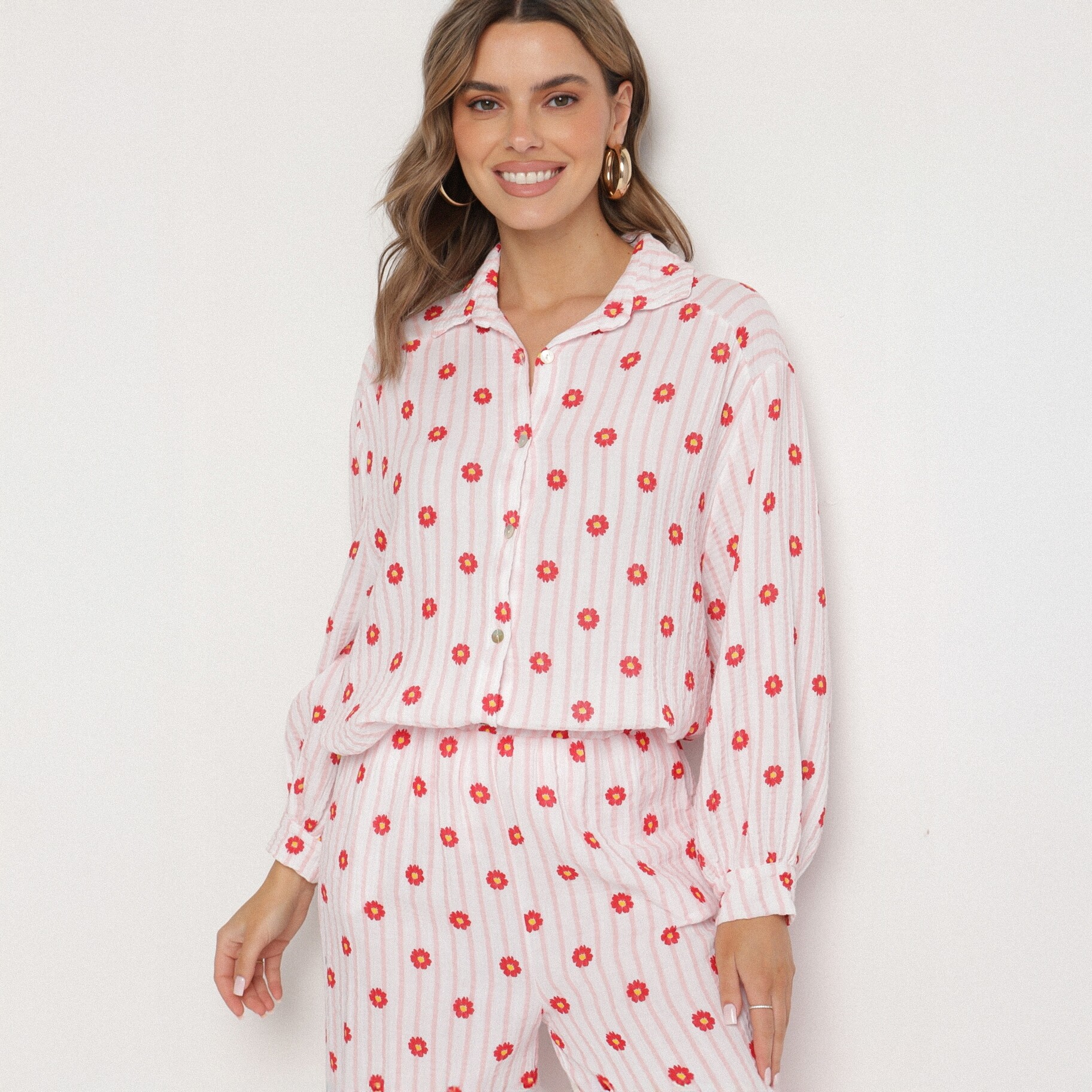 Rózsaszín Ing, rózsaszín, textil, Born2be, nyári,  ONE SIZE akciós termékkép 1