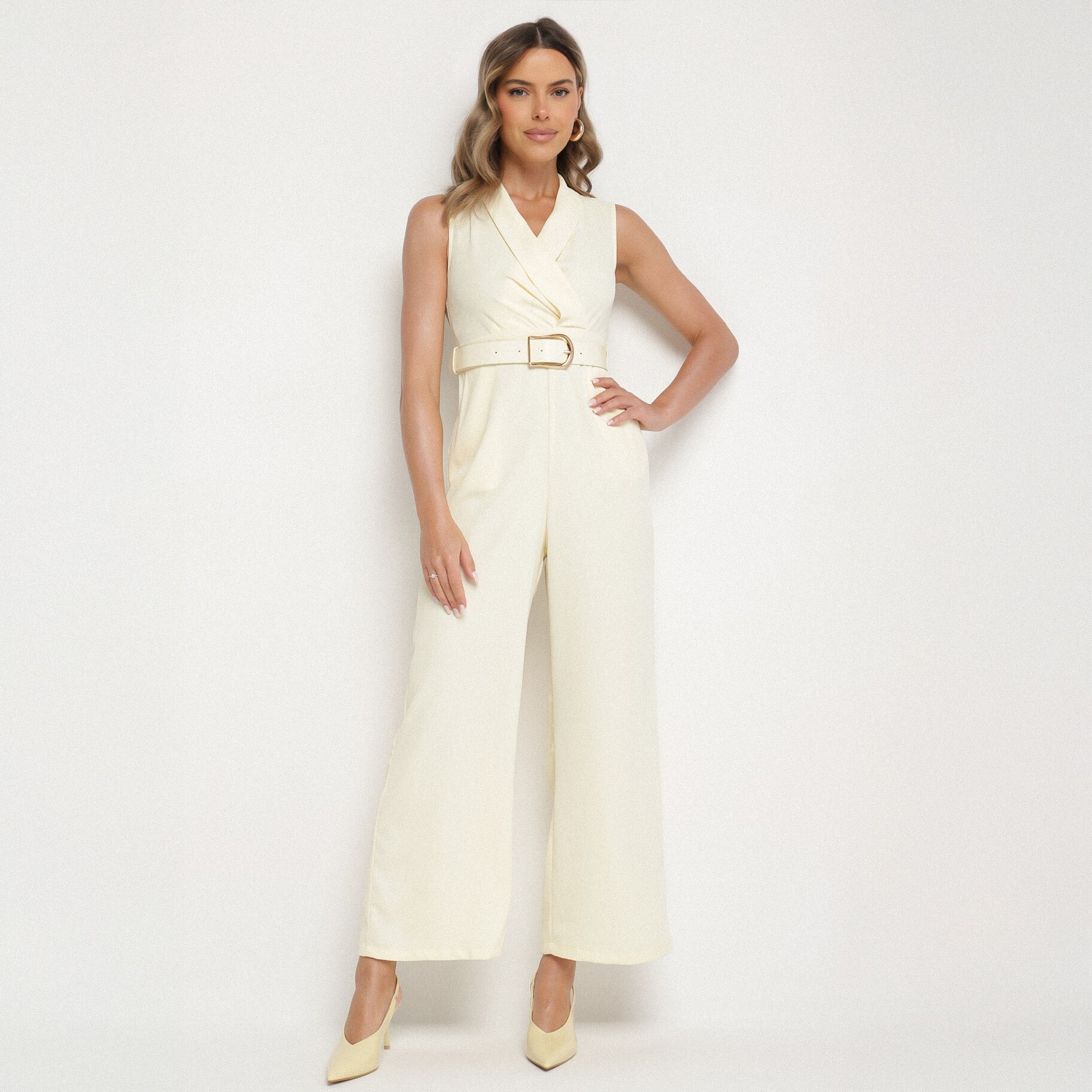 Sárga Nadrágruha, sárga, textil, Born2be, nyári,  XS akciós termékkép 1