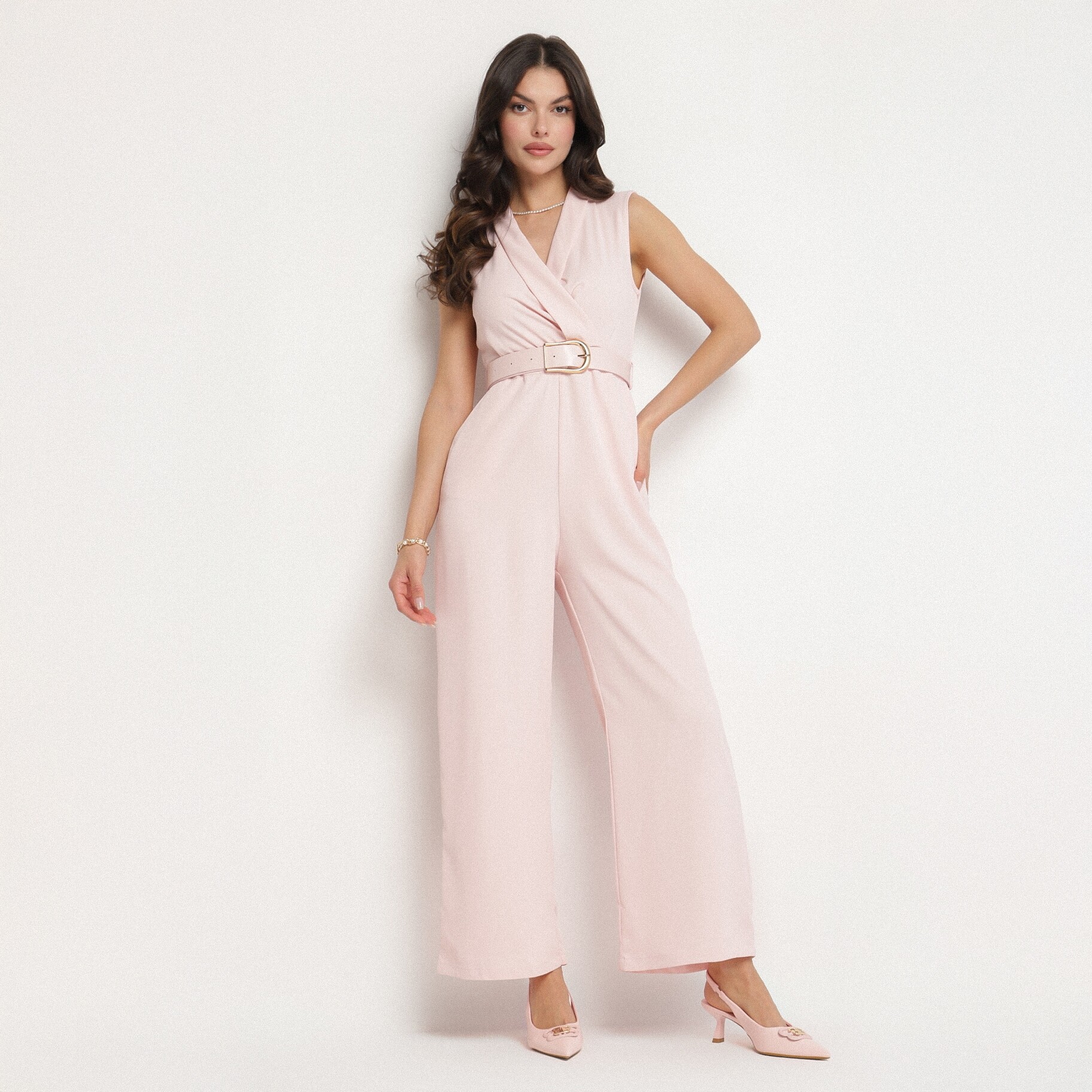 Rózsaszín Nadrágruha, rózsaszín, textil, Born2be, nyári,  XS akciós termékkép 1