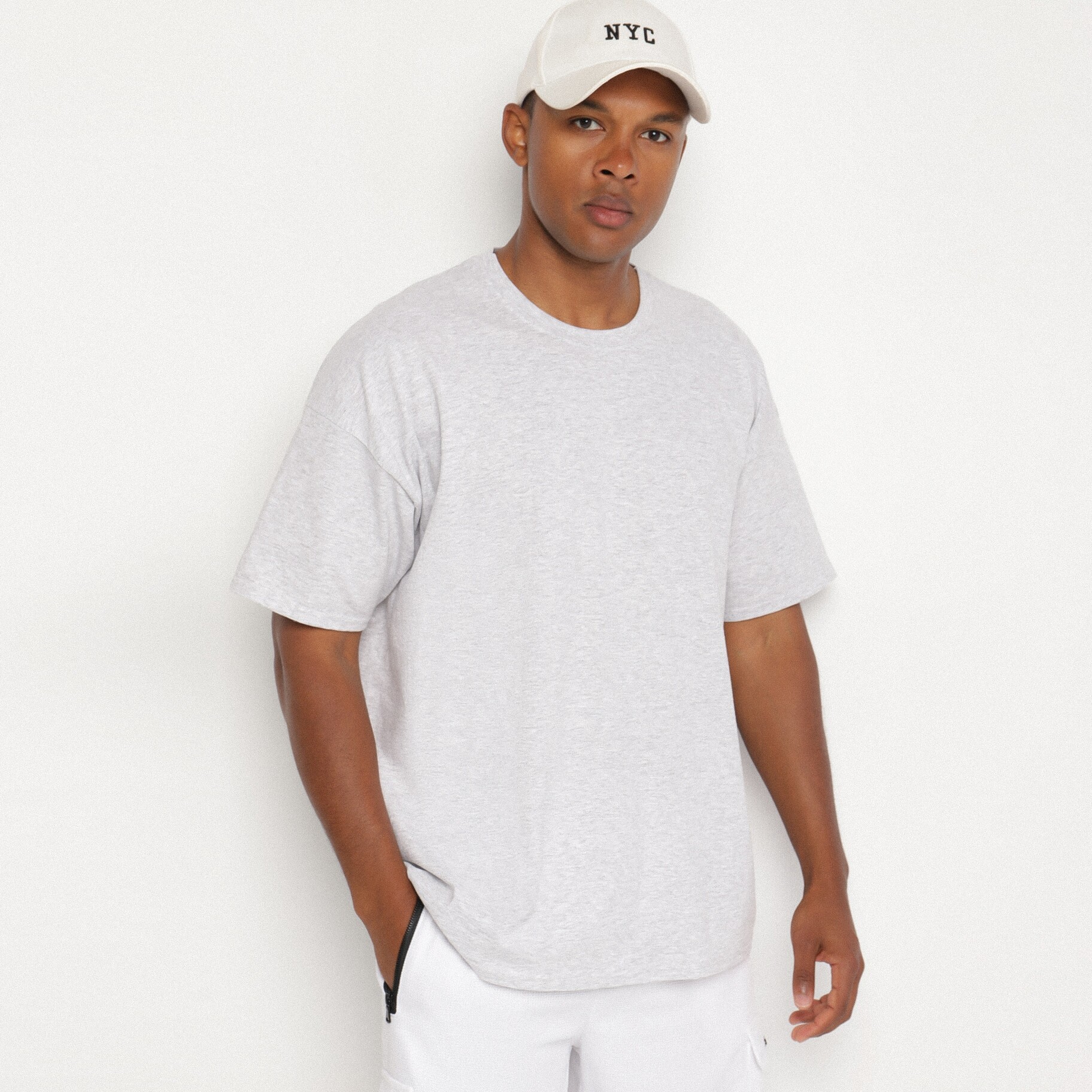 Szürke Póló, szürke, textil, Born2be, egész évben,  3XL akciós termékkép 1