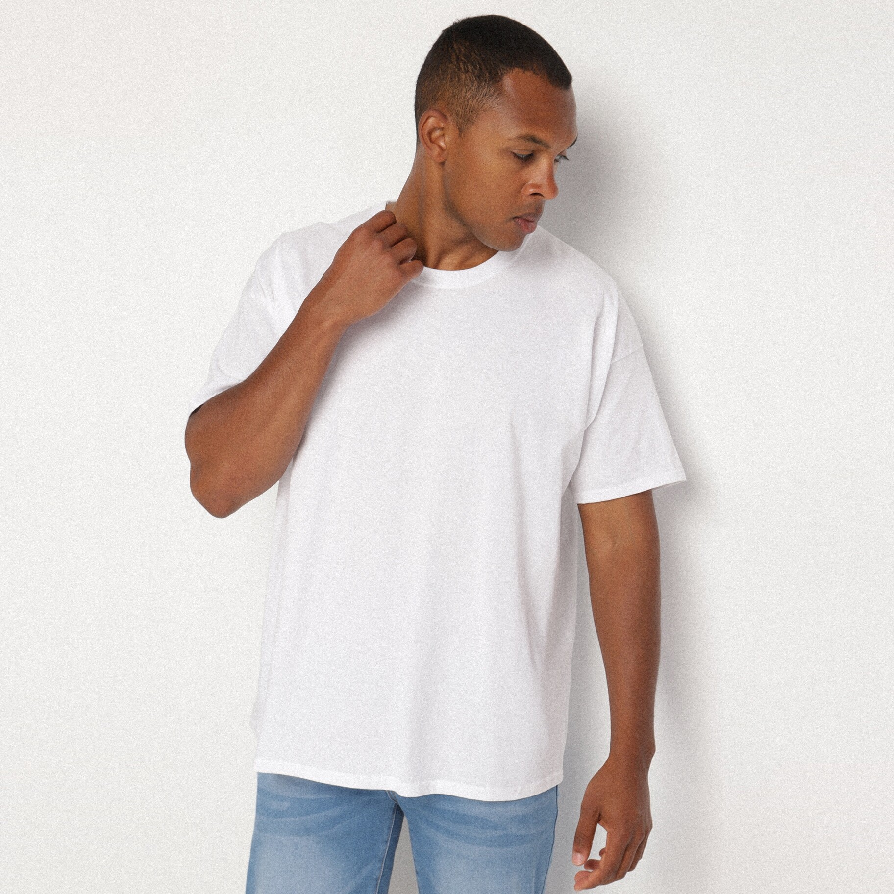 Fehér Póló, fehér, textil, Born2be, egész évben,  2XL akciós termékkép 1