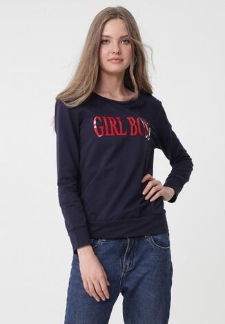 Granatowa Bluza Lady Boss