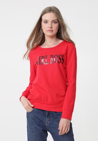 Czerwona Bluza Lady Boss