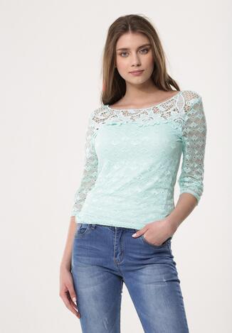 Miętowa Bluzka Haply