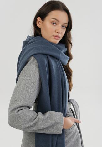 Ciemnoniebieski Szalik Satisfactory