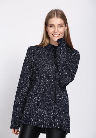 Granatowy Sweter Stand