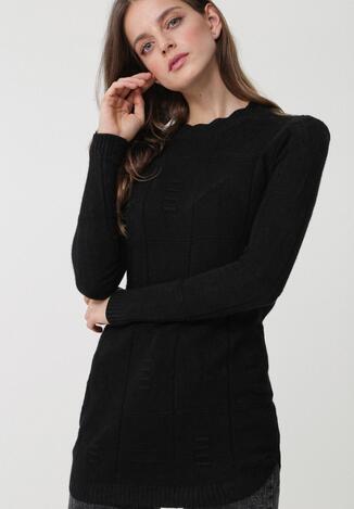 Czarny Sweter Well-Lit
