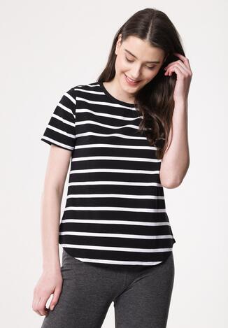 Czarno-Biała T-shirt Cool Headed
