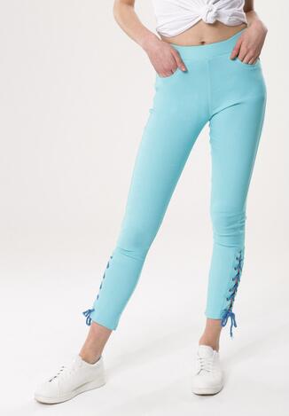Miętowe Legginsy Attractivity