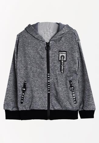Jasnoszara Bluza Distinctness