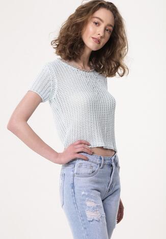 Niebieska Bluzka Fibrousness