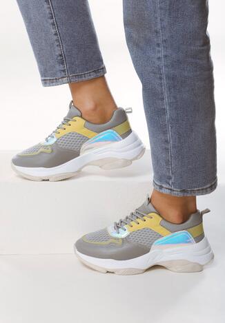 Szare Sneakersy Difficult