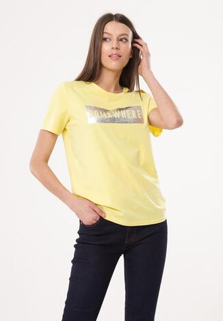 Żółty T-shirt Black Art