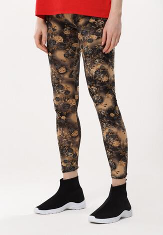 Czarne Legginsy Total Look