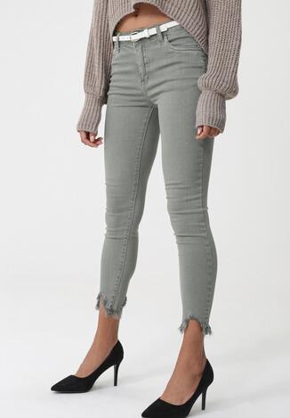 Zielone Jeansy Sate