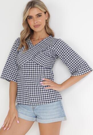 Granatowa Bluzka Love Each Other