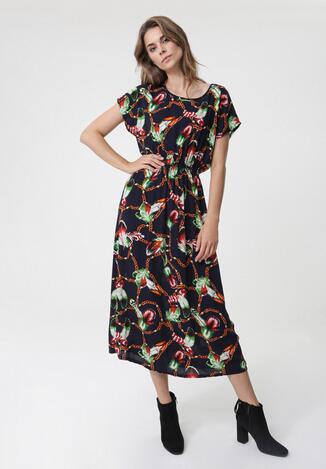 Granatowa Sukienka Weatherwise