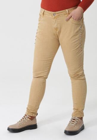 Camelowe Jeansy Skimpy