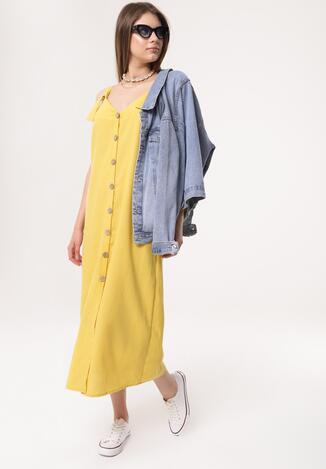 Żółta Sukienka Strathspey