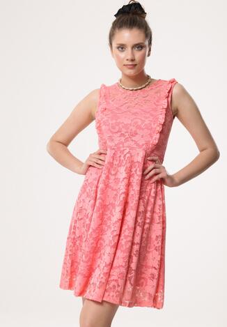 Koralowa Sukienka Thunderclap