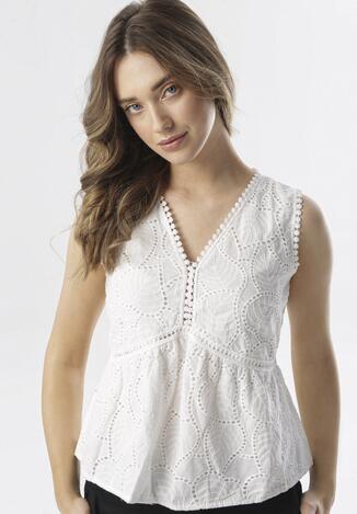 Biała Bluzka Jiggle