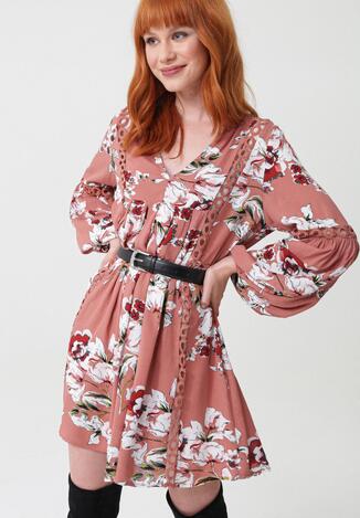 Ciemnoróżowa Sukienka Impediments