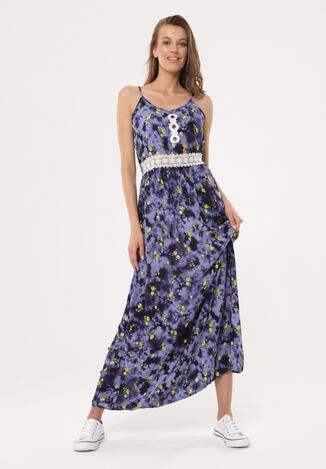 Granatowa Sukienka Lark