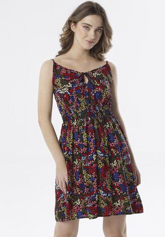 Czarna Sukienka Soaring Forest