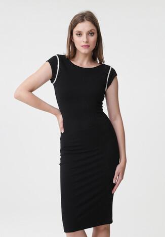 Czarna Sukienka Batty