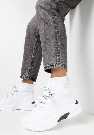 Białe Sneakersy Summer Snapdragon