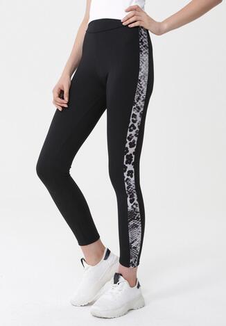 Czarno-Szare Legginsy Annalise