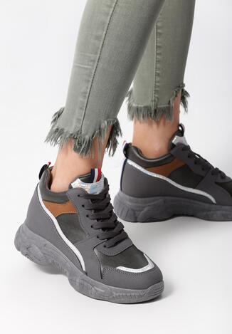 Szare Sneakersy Baylee