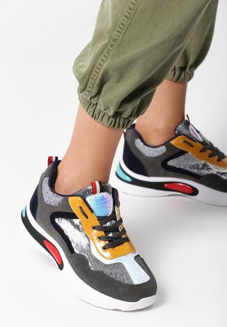 Szare Sneakersy Yareli