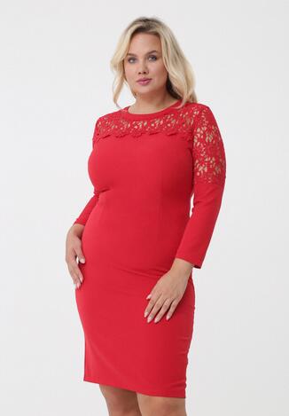 Czerwona Sukienka Grazia