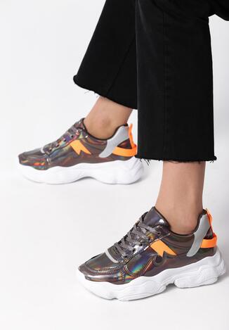 Brązowe Sneakersy Violettice