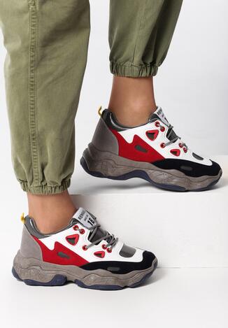 Szare Sneakersy Portia